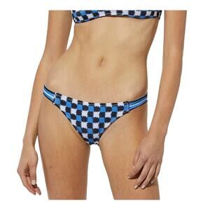 B0 NWT SOLID & STRIPED The Elle Knit Check Swimwear Bikini Bottom Size S $88